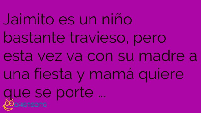 Jaimito quiere visitar Chi-cago