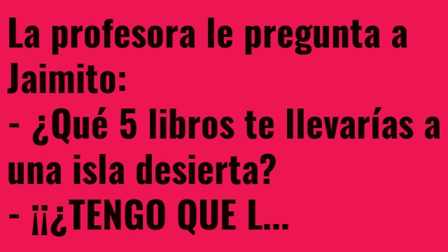 5 libros en la isla desierta