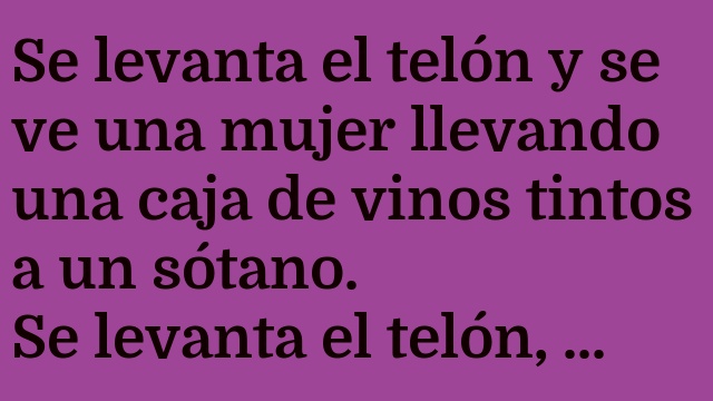 Bajaron al sótano