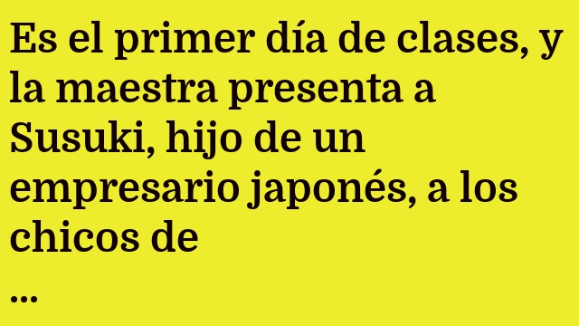 Chiste Premium: El niño japonés