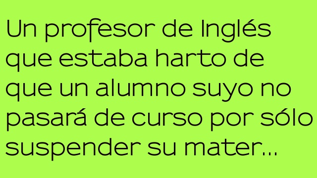 Jaimito y su inglés