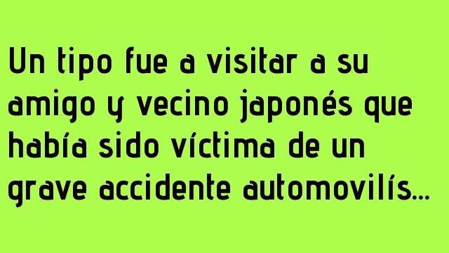 ¿No sabes japonés?