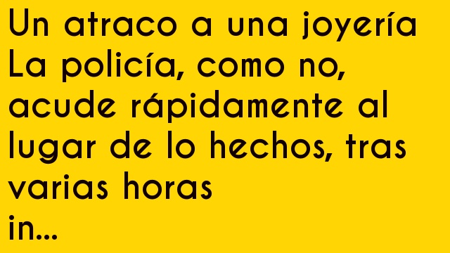 Atraco a la joyería