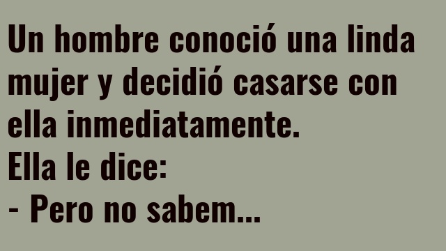 Casarse sin reflexión