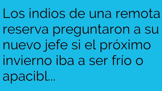 Chiste Premium: Truco de Indios