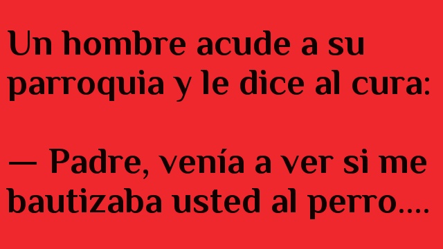 Bautizo al Perro