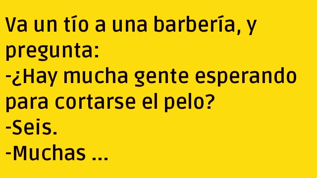 El Barbero y el cliente preguntón