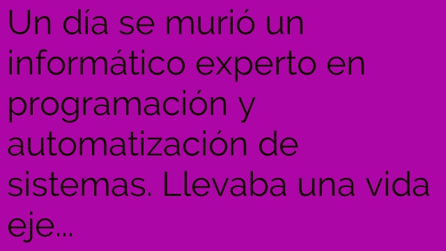 El informático celestial