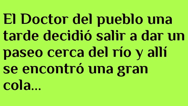 Chiste Premium: El Doctor del pueblo
