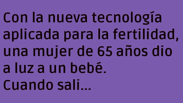 Madre a los 65