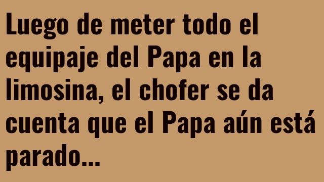 Policia detiene la limosina de ….