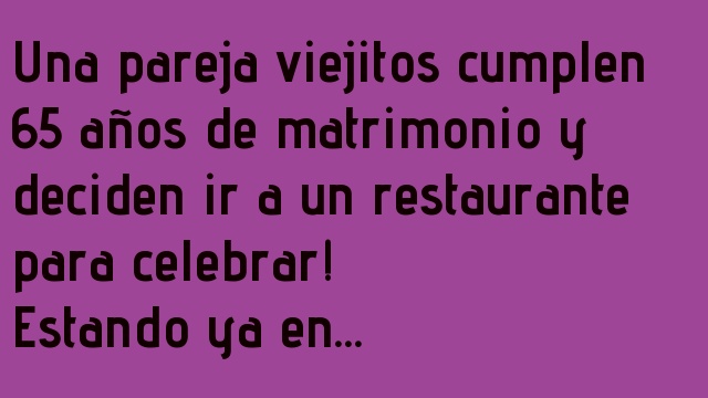 Anciano tierno y amoroso.