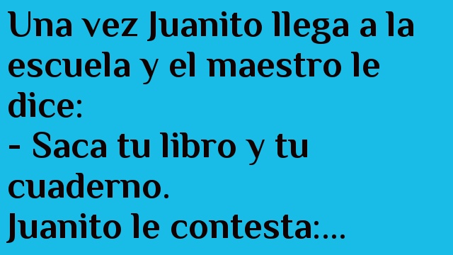 La mamá de Juanito y el profesor