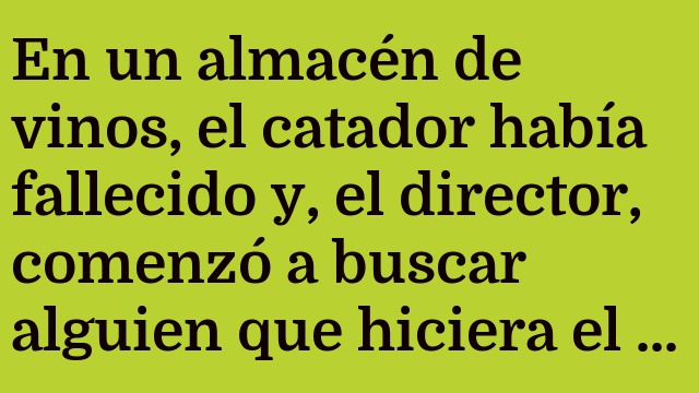 Catador de vinos persuasivo