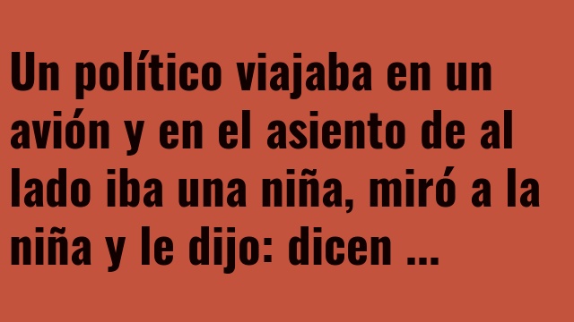 El político y la niña