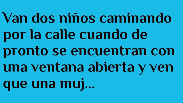 La inocencia de los niños