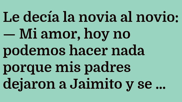 Jaimito el negociador de negro