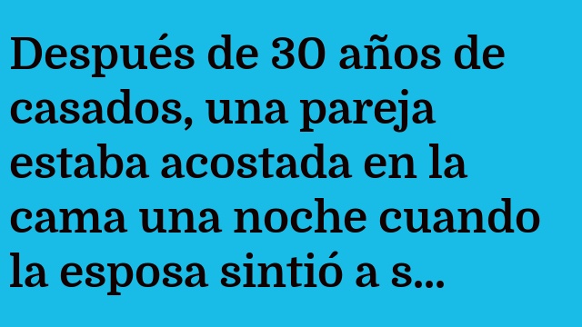 La esposa y el marido cariñoso