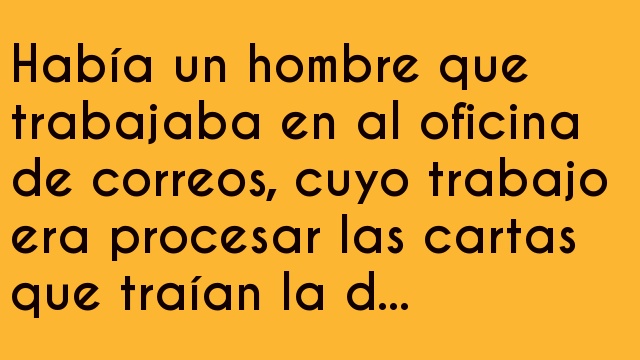 La viuda y los señores del correo