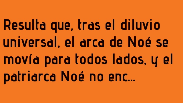 Noé y la confesión del mono