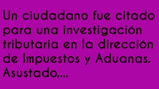El ciudadano y los impuestos