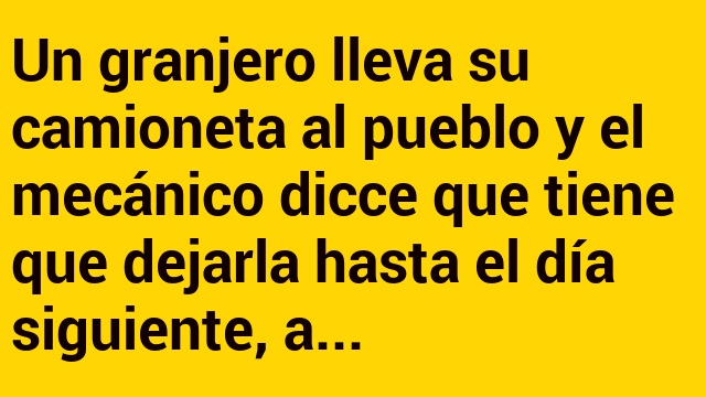 El granjero y la señora astuta