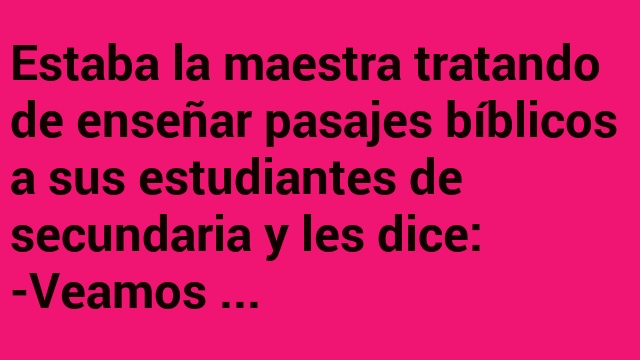 La Maestra y Mateo