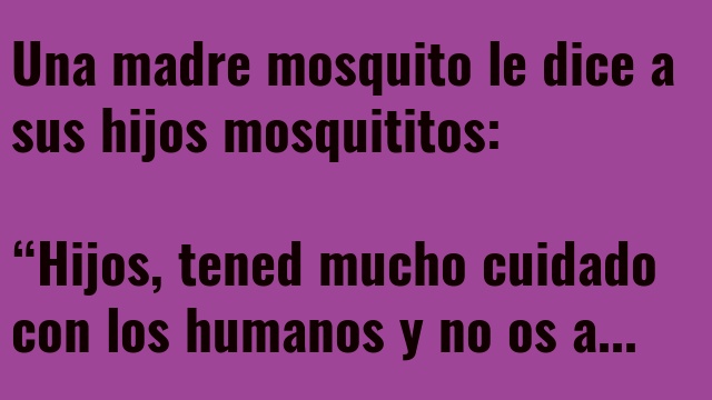 Los mosquitos