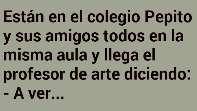 Pepito como se hace el café?