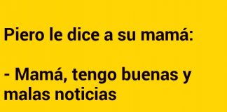 Buenas y malas noticias