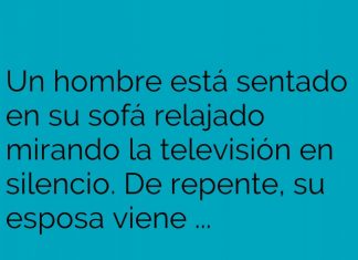 El hombre en su sofá