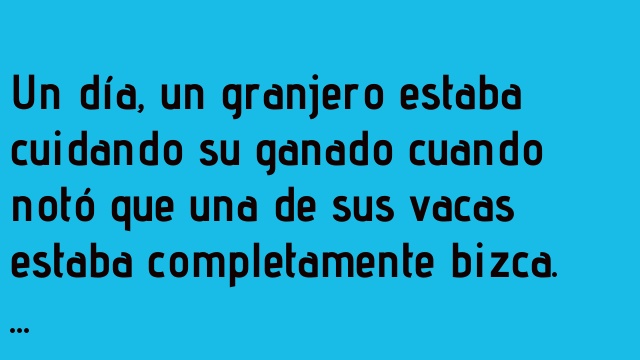 La vaca bizca
