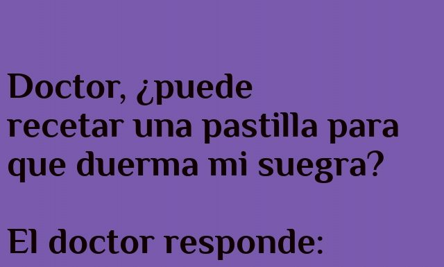 Para la suegra