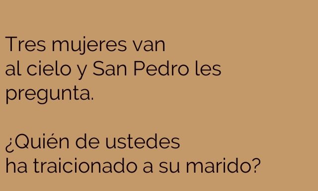 Tres mujeres van al cielo