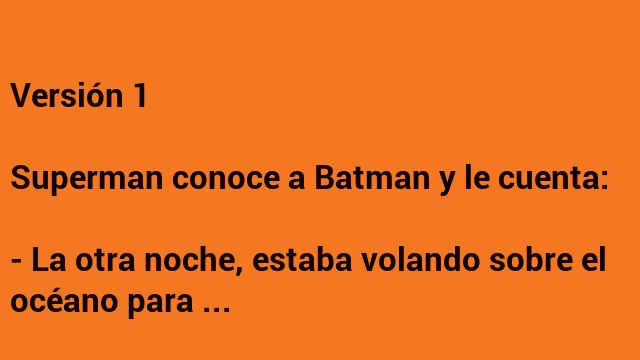 Una conversación entre Superman y Batman