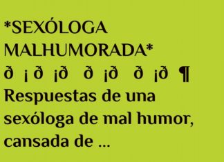 SEXÓLOGA MALHUMORADA