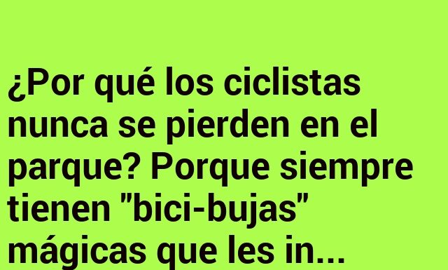 «Bici-bujas mágicas del parque»
