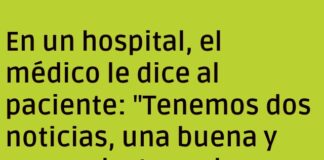 Buenas y malas noticias médicas