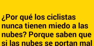 Ciclistas a Prueba de Nubes