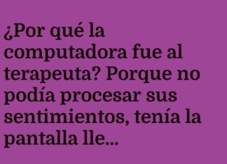 Cuando la computadora necesita terapia.