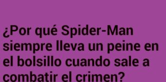 ¡Cuidado con el ladrón de peines!