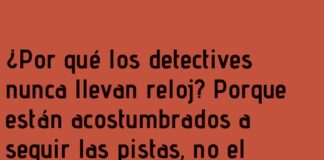 Detectives: Siguiendo Pistas, No Horarios