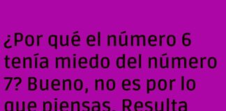 El 6 y el 7 Una historia de interrupciones numéricas