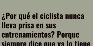 El ciclista relajado: entrenar sin prisa pero con pausa.