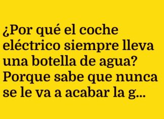 «El coche eléctrico prevenido lleva agua»