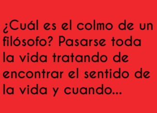El colmo del filósofo olvidadizo