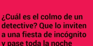 El cumpleaños sorpresa del detective incognito