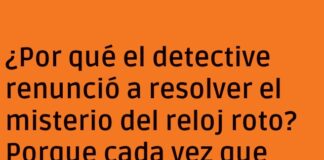 El detective y el enigma sin tiempo