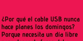 «El domingo de desconexión del USB»