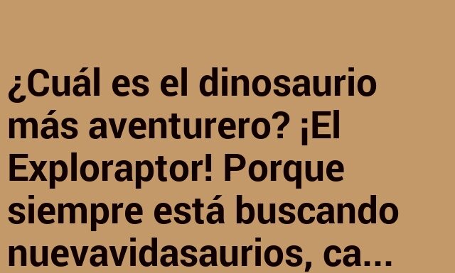 El Exploraptor siempre online.